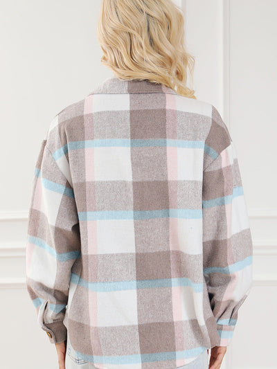 Multi Color Long Sleeved Coat