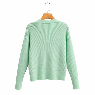 Round neck sweater For women