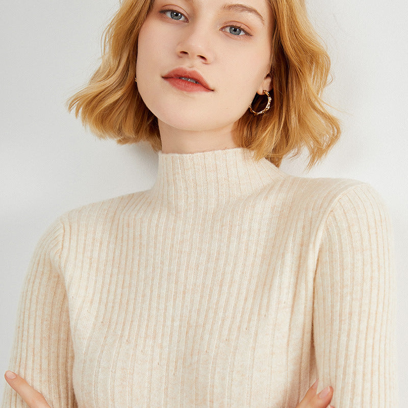 Half Turtleneck Sweater Women