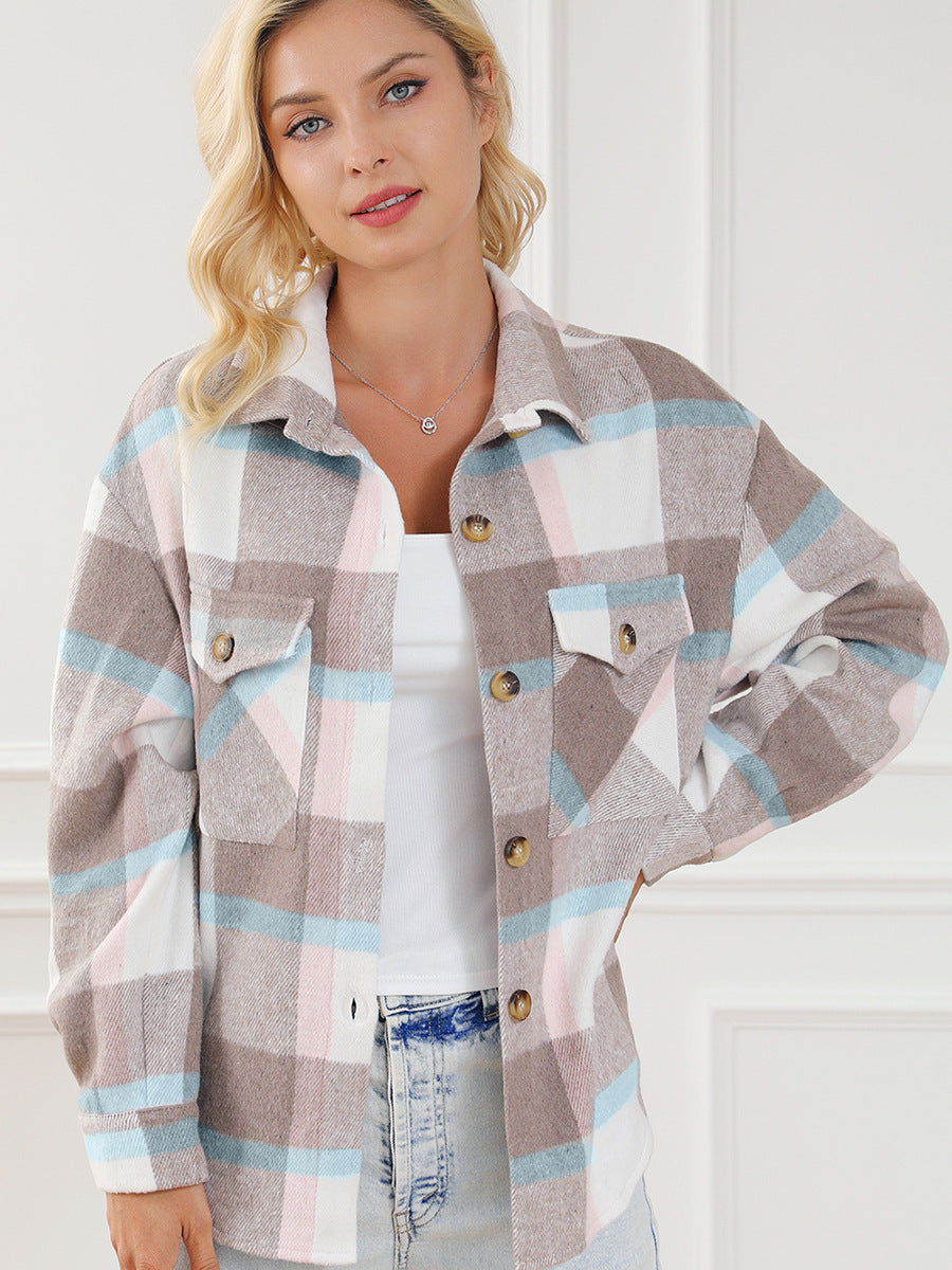 Multi Color Long Sleeved Coat