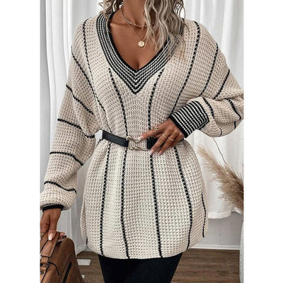 Vertical Casual Loose Sweater