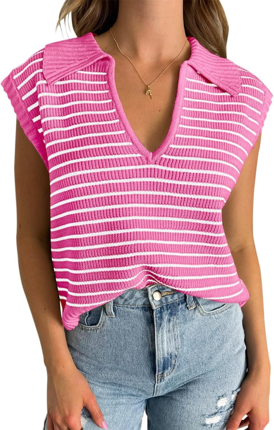 Summer New V-neck Casual Tops
