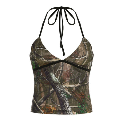 Printed Strap Top